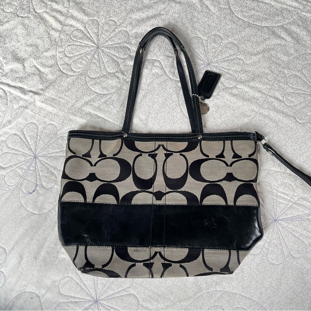 Coach handbag purse black